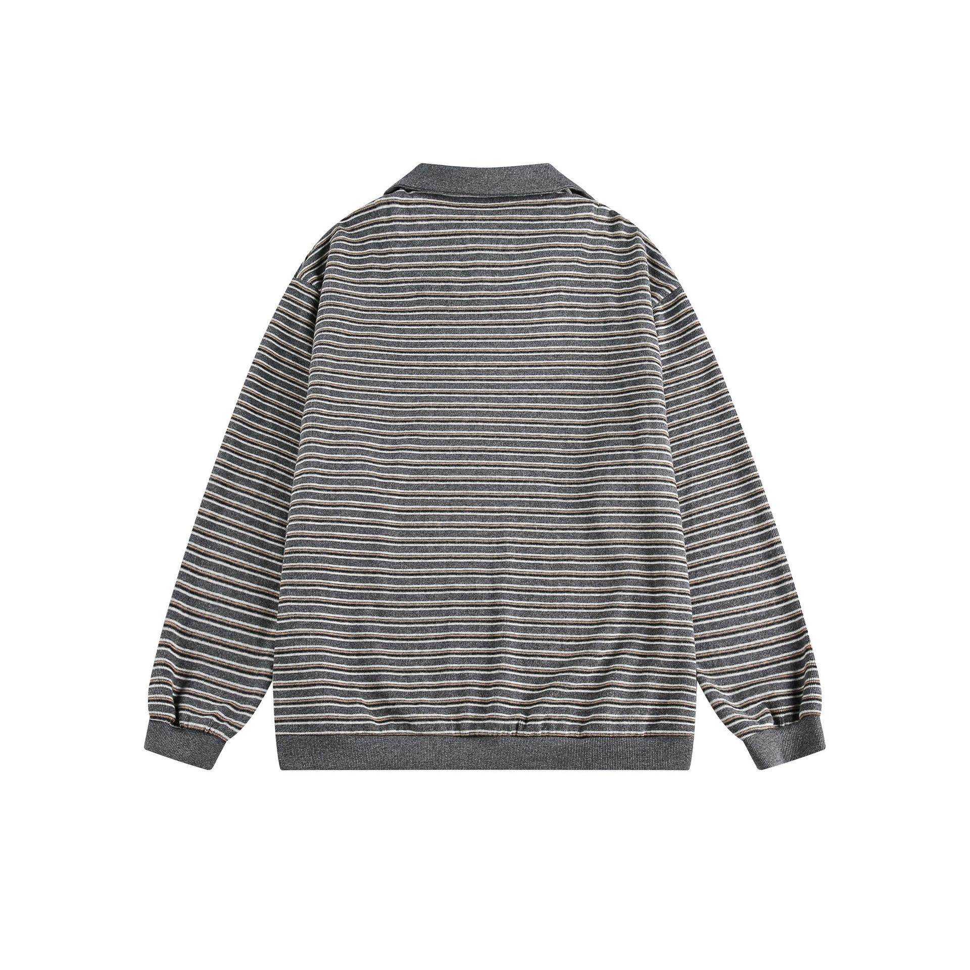 Vintage Faux Layered Contrast Hoodie