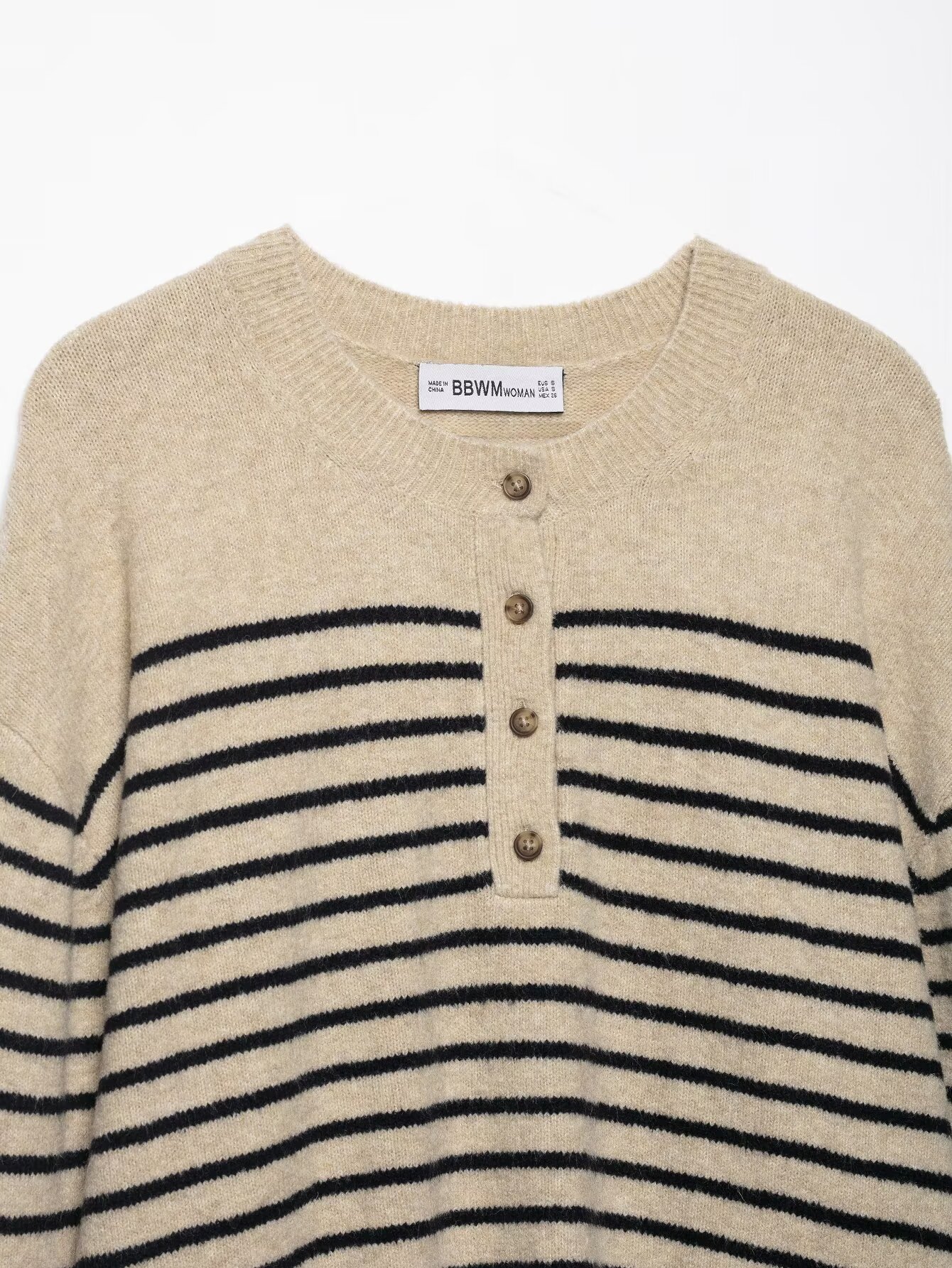 Two-Tone Long Sleeve Streetwear Sweater