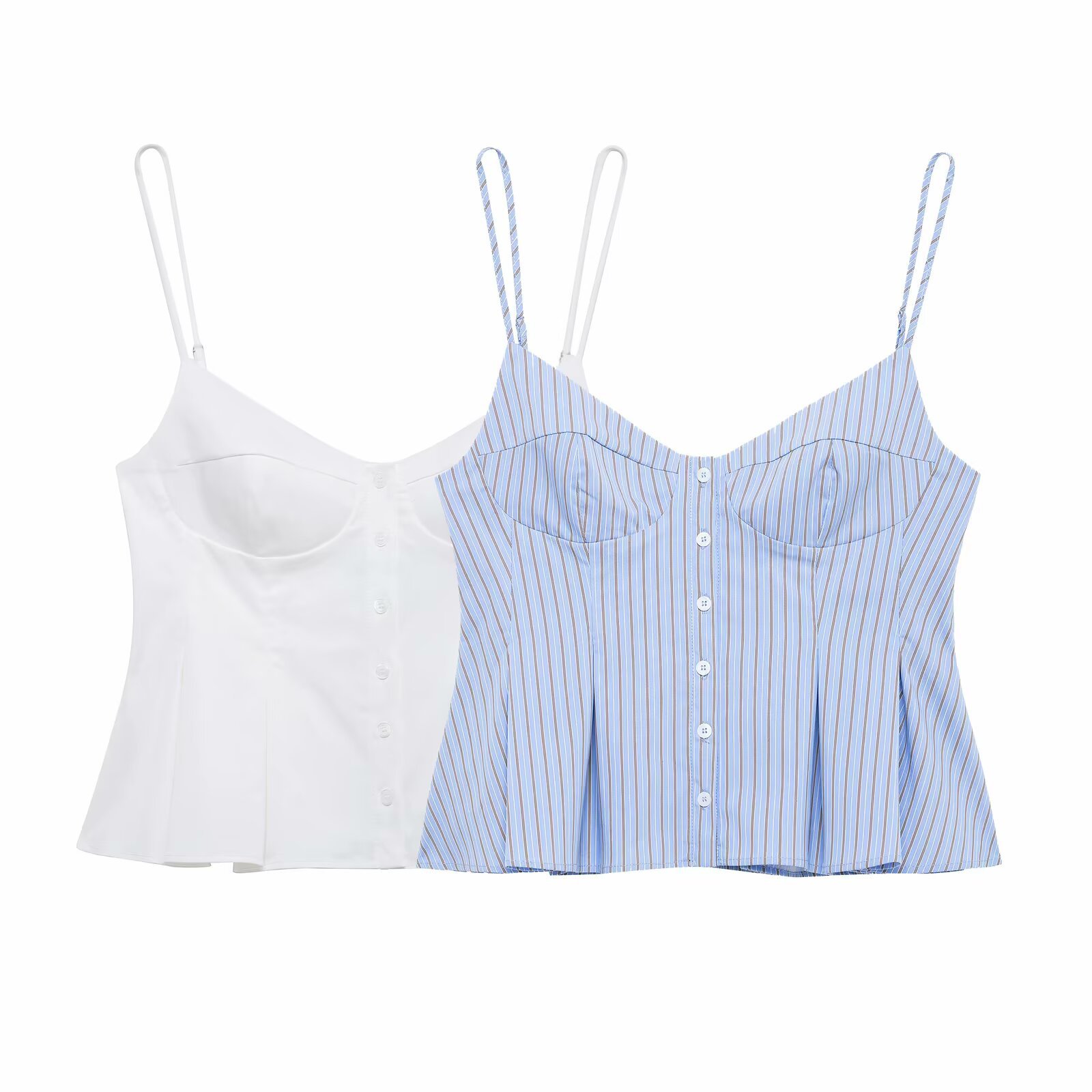 Urban Striped Sleeveless Tank Top
