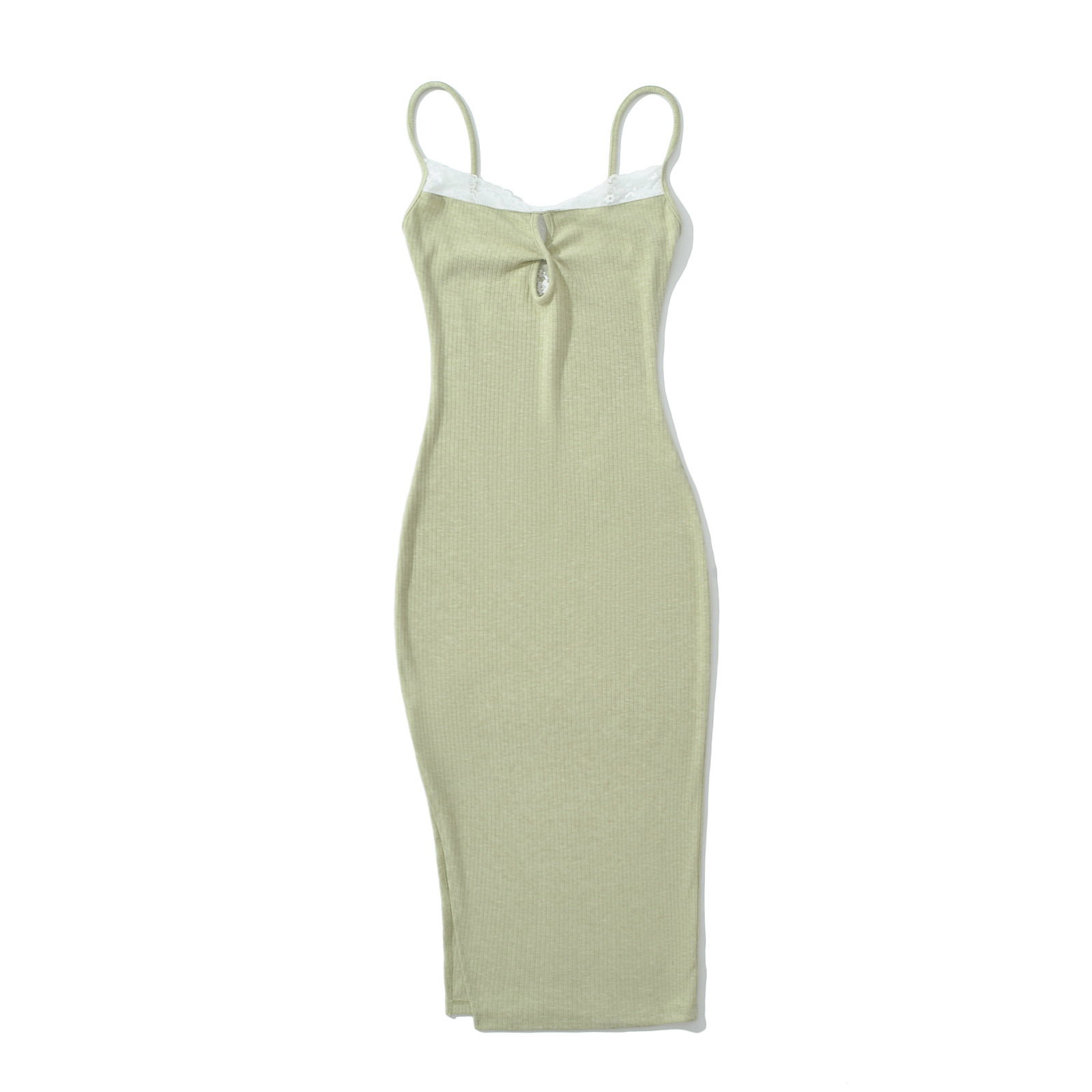 Sexy Lace Splicing Strapless Bodycon Dress