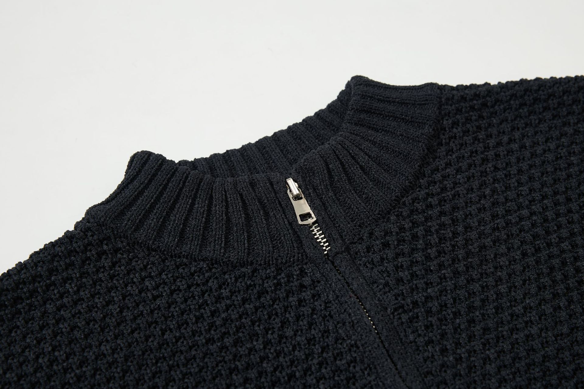 Relaxed Zipper Front Sweater Vest