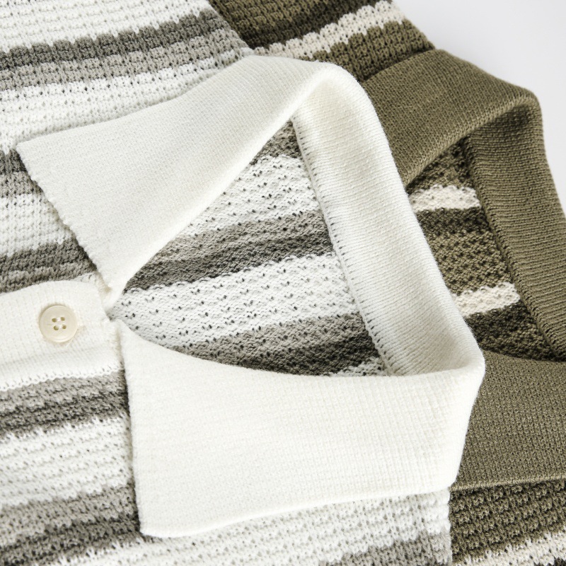 Wrist-Length Ribbed Oversized Notched Neck Polyester Cardigan