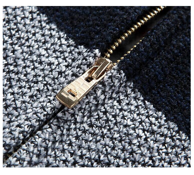 Male Streetwear Cardigan Polyester Viscose Open Front
