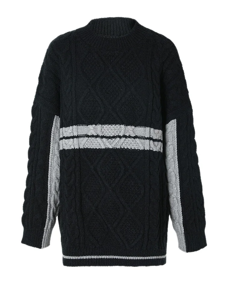 Ladies Oversized Knit Sweater