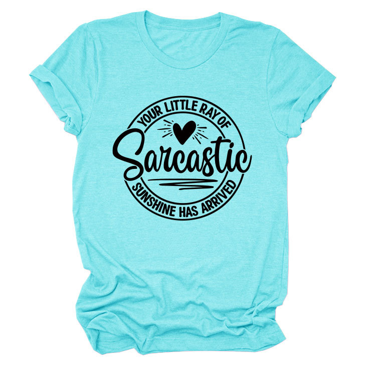 Ladies Geometric V Neck T-shirt