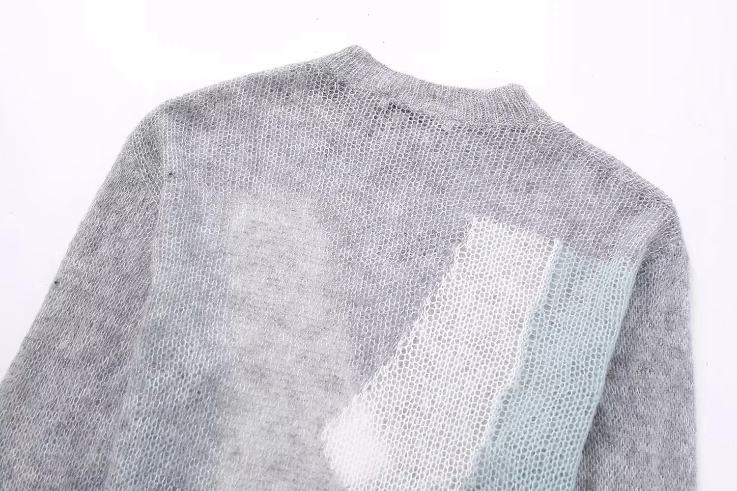 Ladies Polyester Crew Neck Sweater