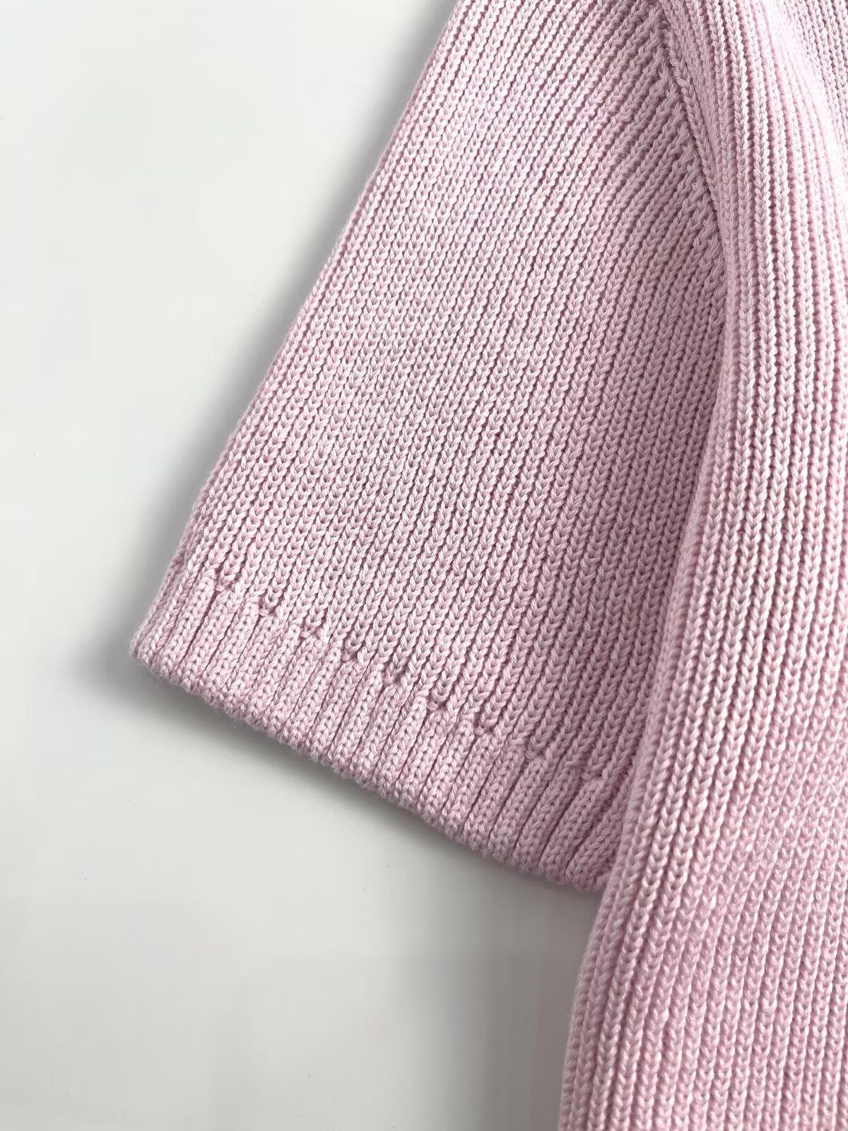 Solid Notched Bow Detail Three-Quarter Sweater
