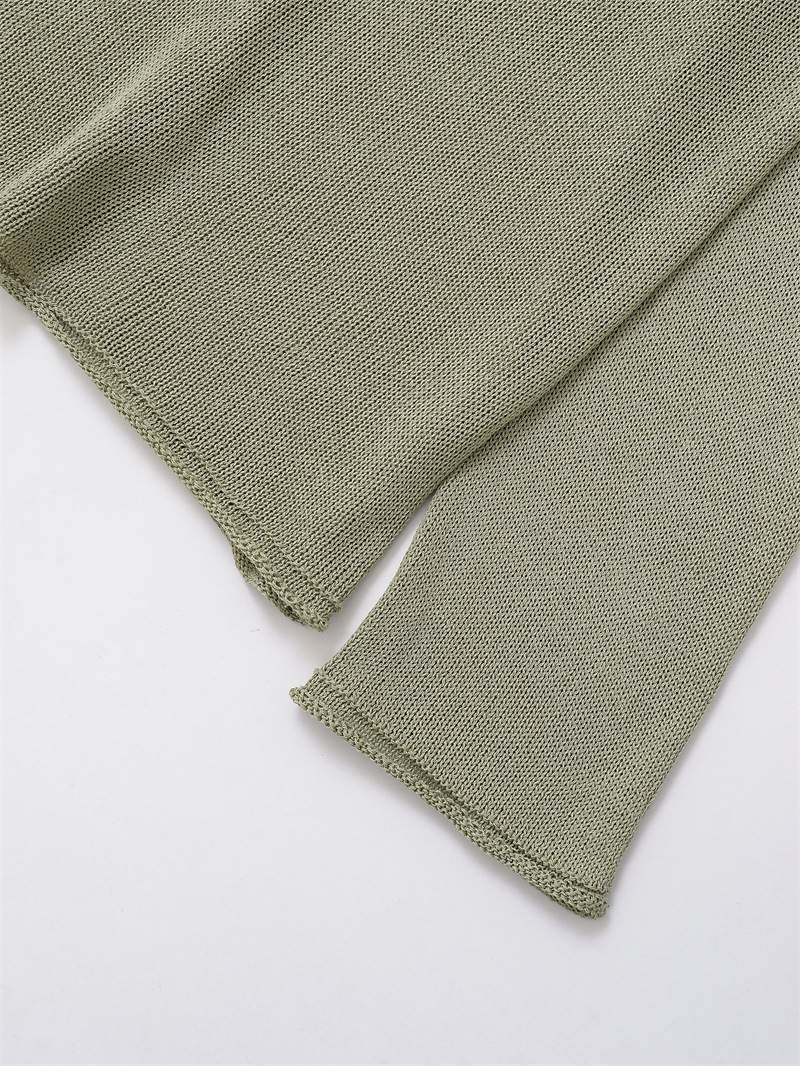 Ladies Open Front Long Sleeve Polyester Knitwear