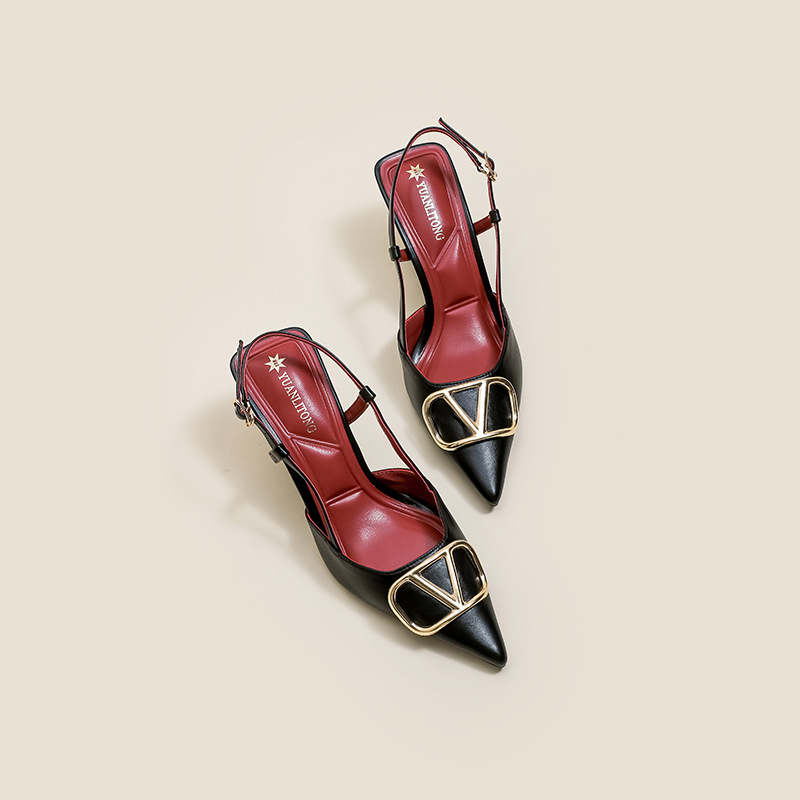 High-heeled Shoes for Women with Thin Heels, Fashionable Dress Shoes, Sandals for Women, Stylish Huizhou Women's Shoes