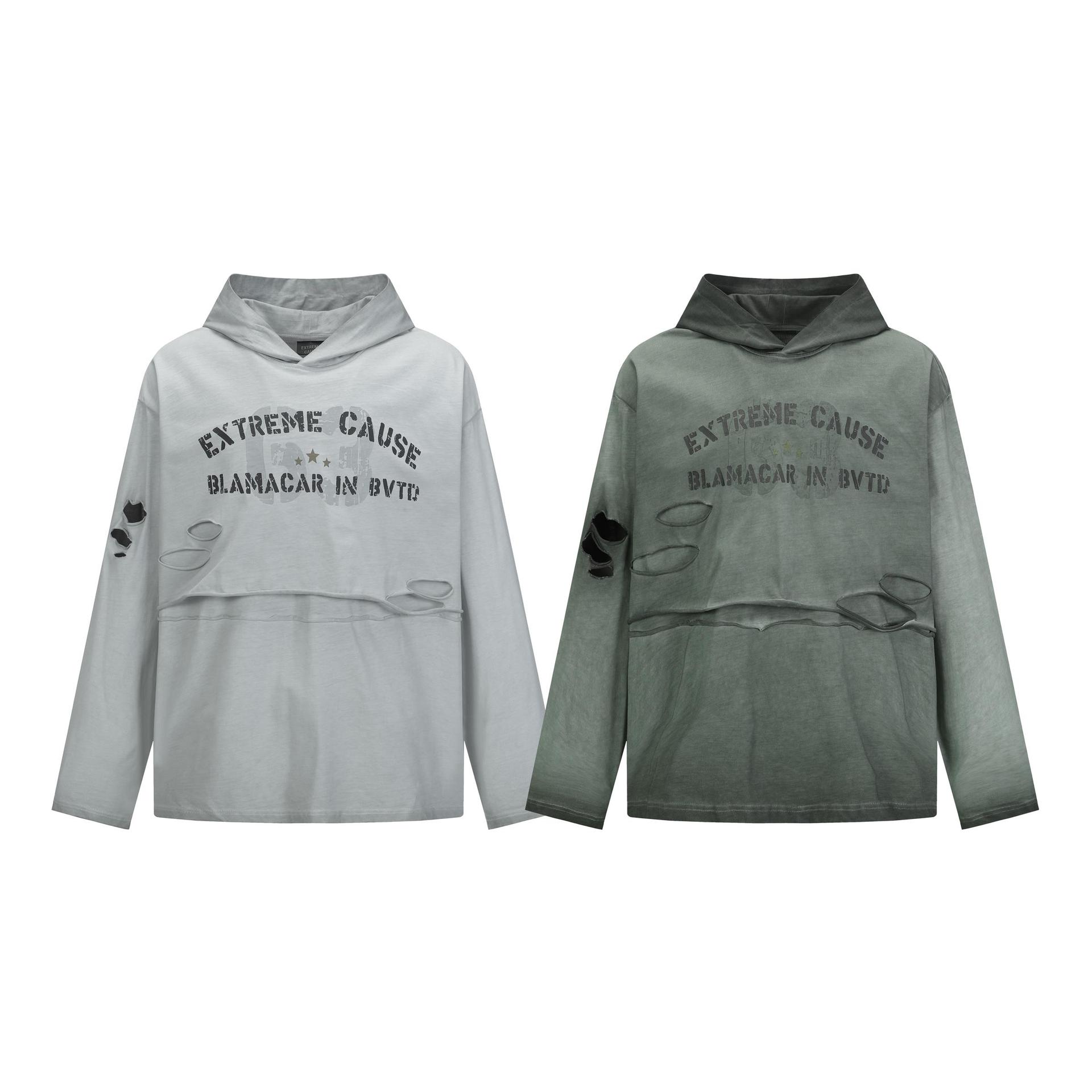 Cotton Vintage Graphic Unisex Hoodie