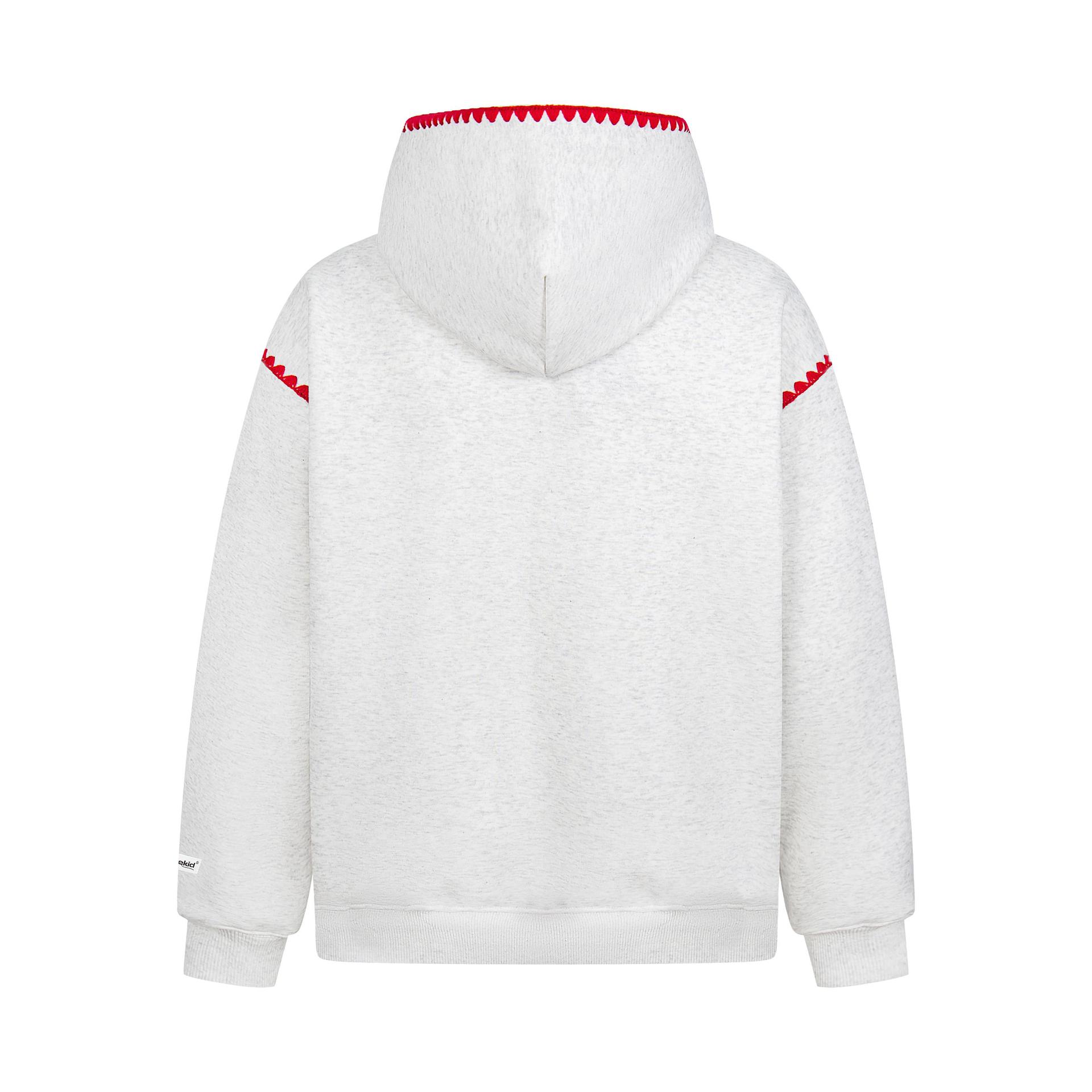 Long Sleeve Cotton Orchard Applique Hoodie