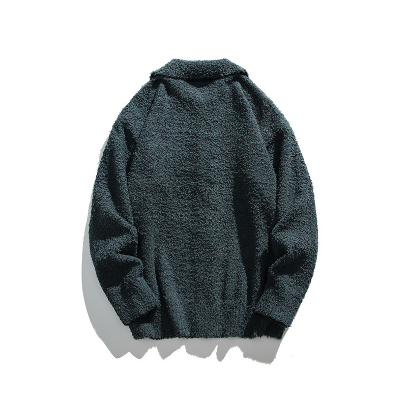 Simple Twist Polyester Long Sleeve Cardi
