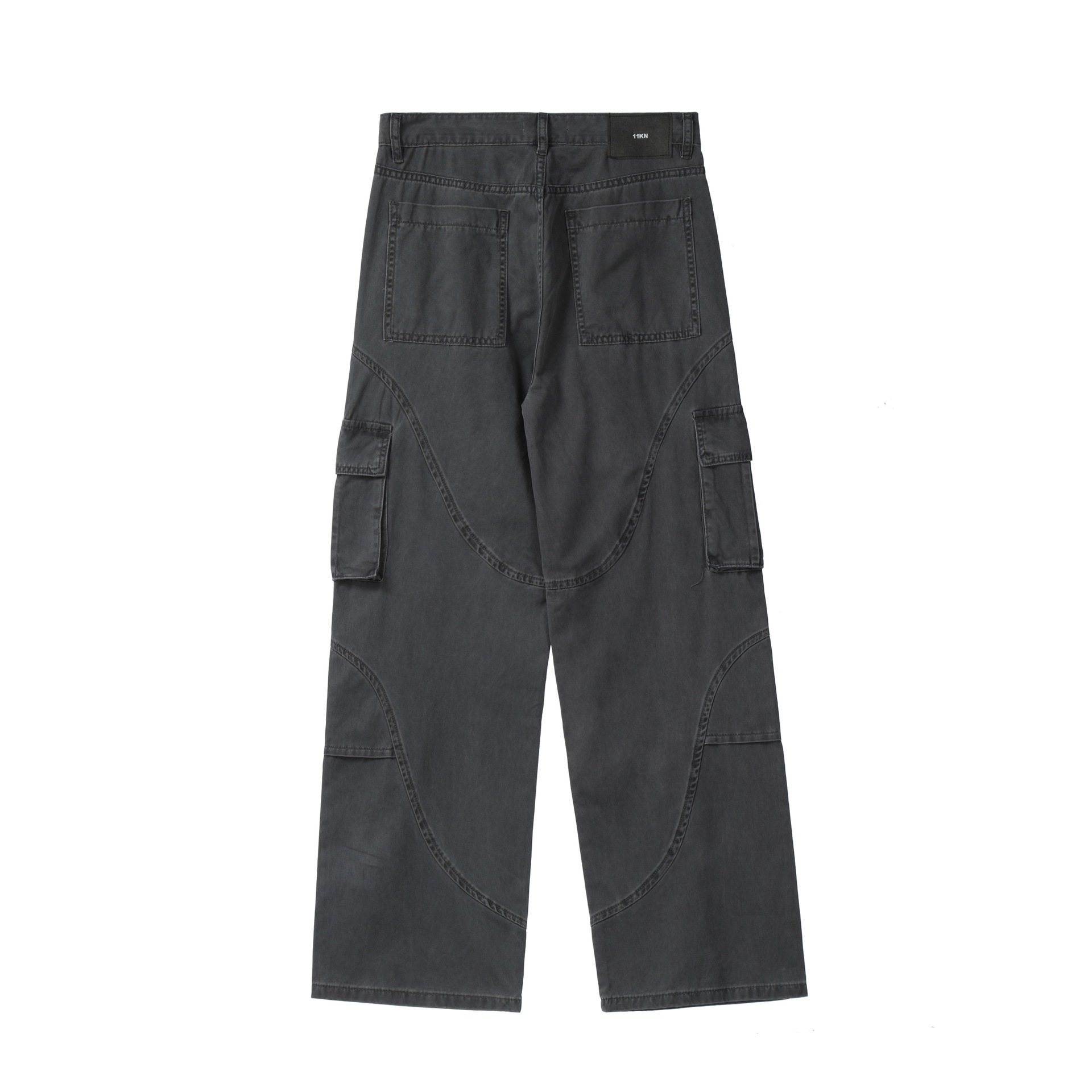 Pants for Men and Women Vintage Washed Distressed Design with Pockets