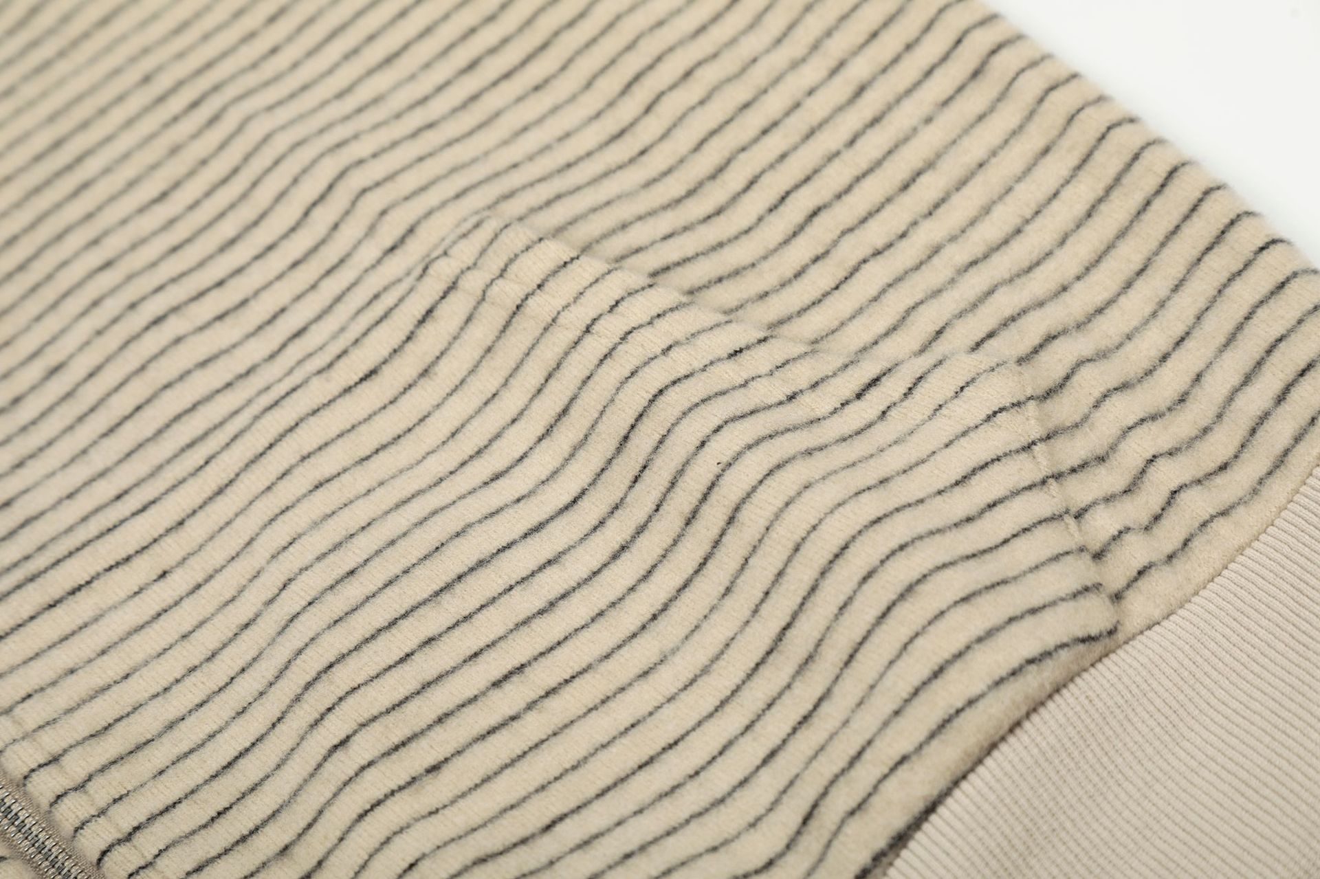 Mens Oversized Banded Hood Cardigan