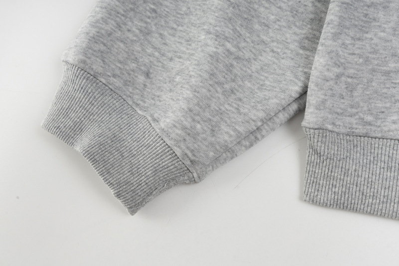 Oversized Streetwear Teddy Letter Print Cotton Hoodie