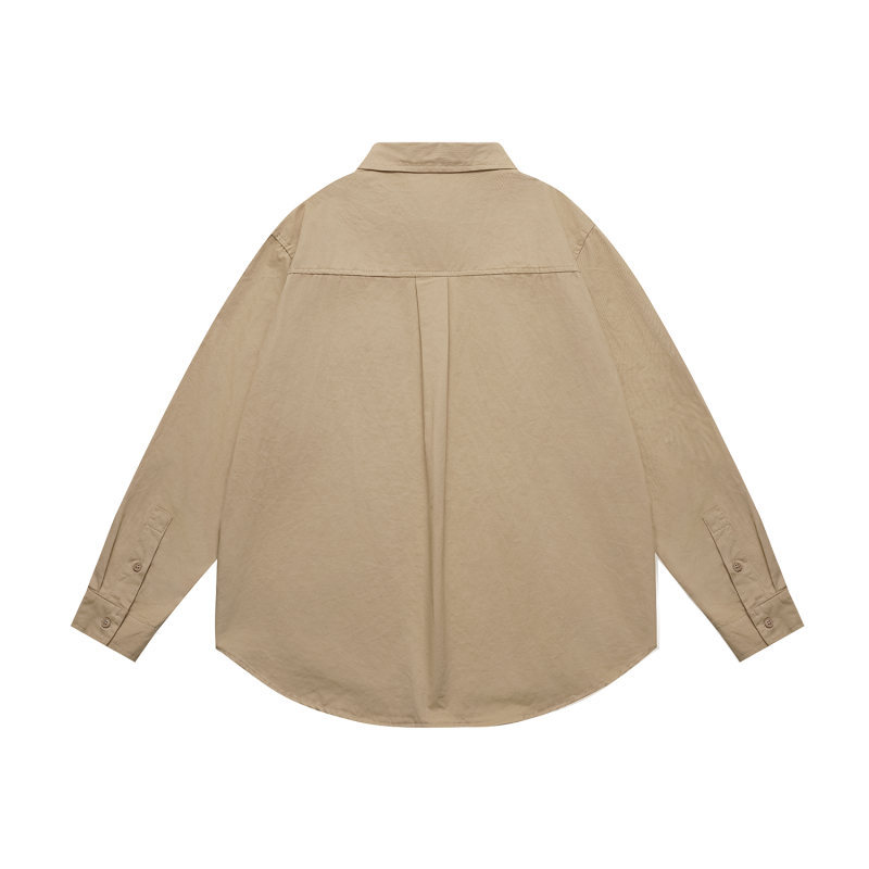 Relaxed Fit Utility Cotton Blend Shirt