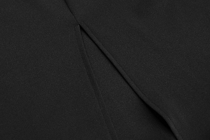One neck long sleeved temperament slim fit dress