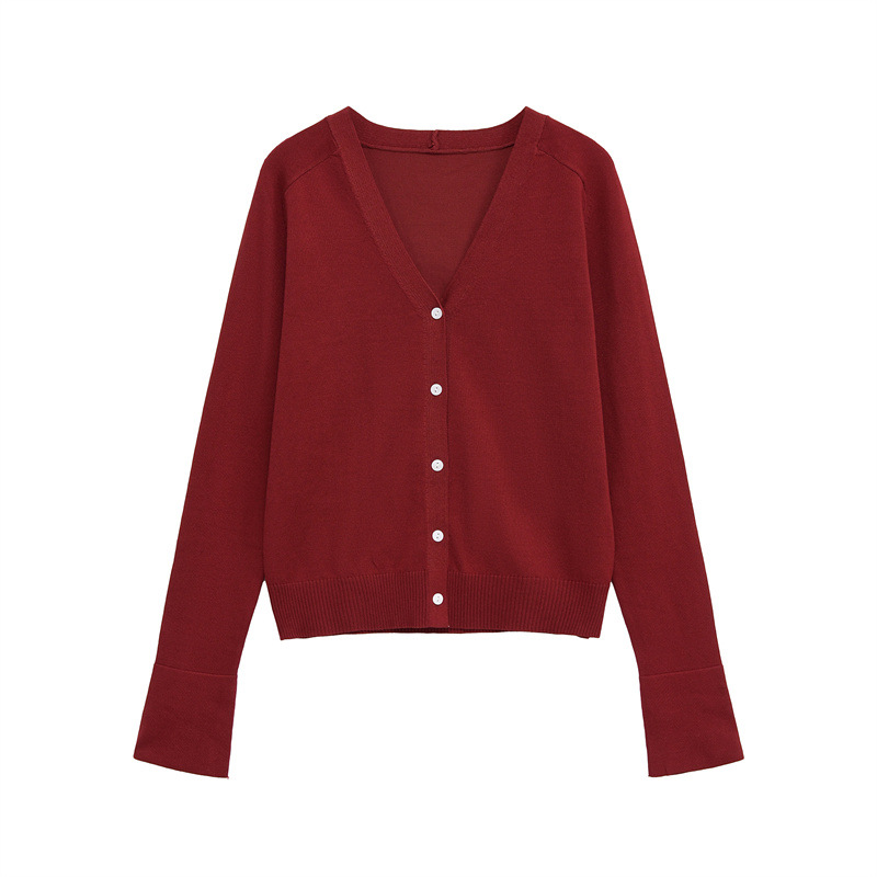 Ladies Relaxed Crew Plain Polyester Sweater