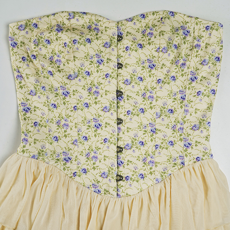 Sleeveless Fitted Ruffled Dress