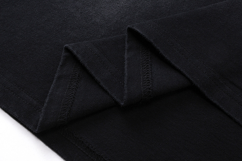 Vintage Mixed Stitched Cotton Crew Sweatshirt