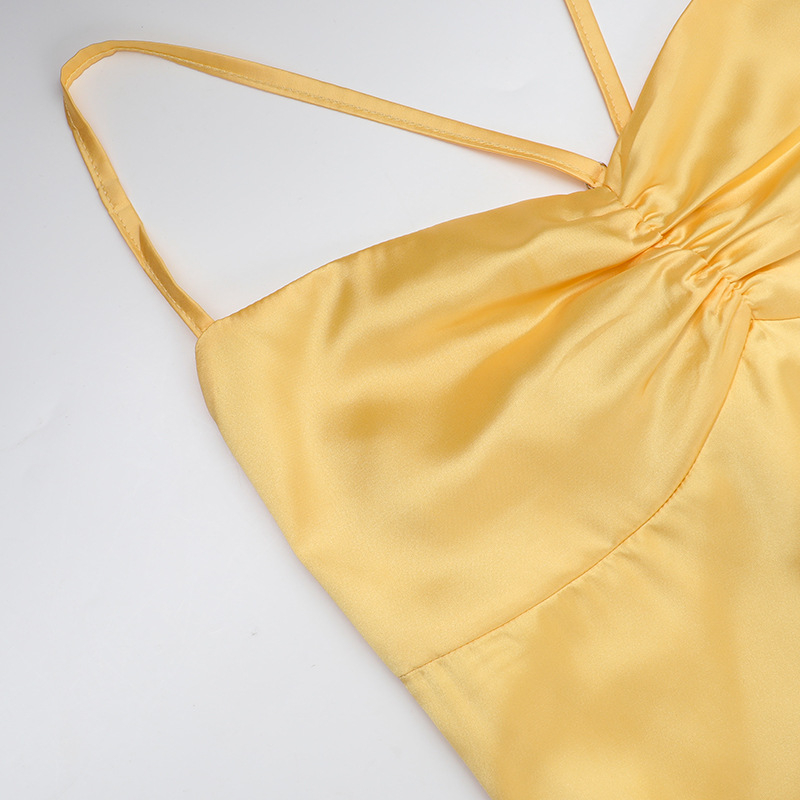 Fluid Open Hem Maxi Dress