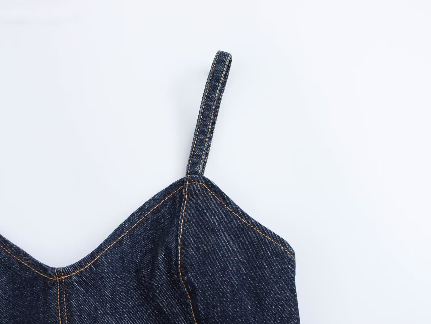 Solid Color Flared Bib Tank