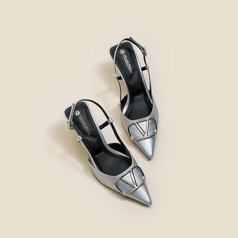High-heeled Shoes for Women with Thin Heels, Fashionable Dress Shoes, Sandals for Women, Stylish Huizhou Women's Shoes