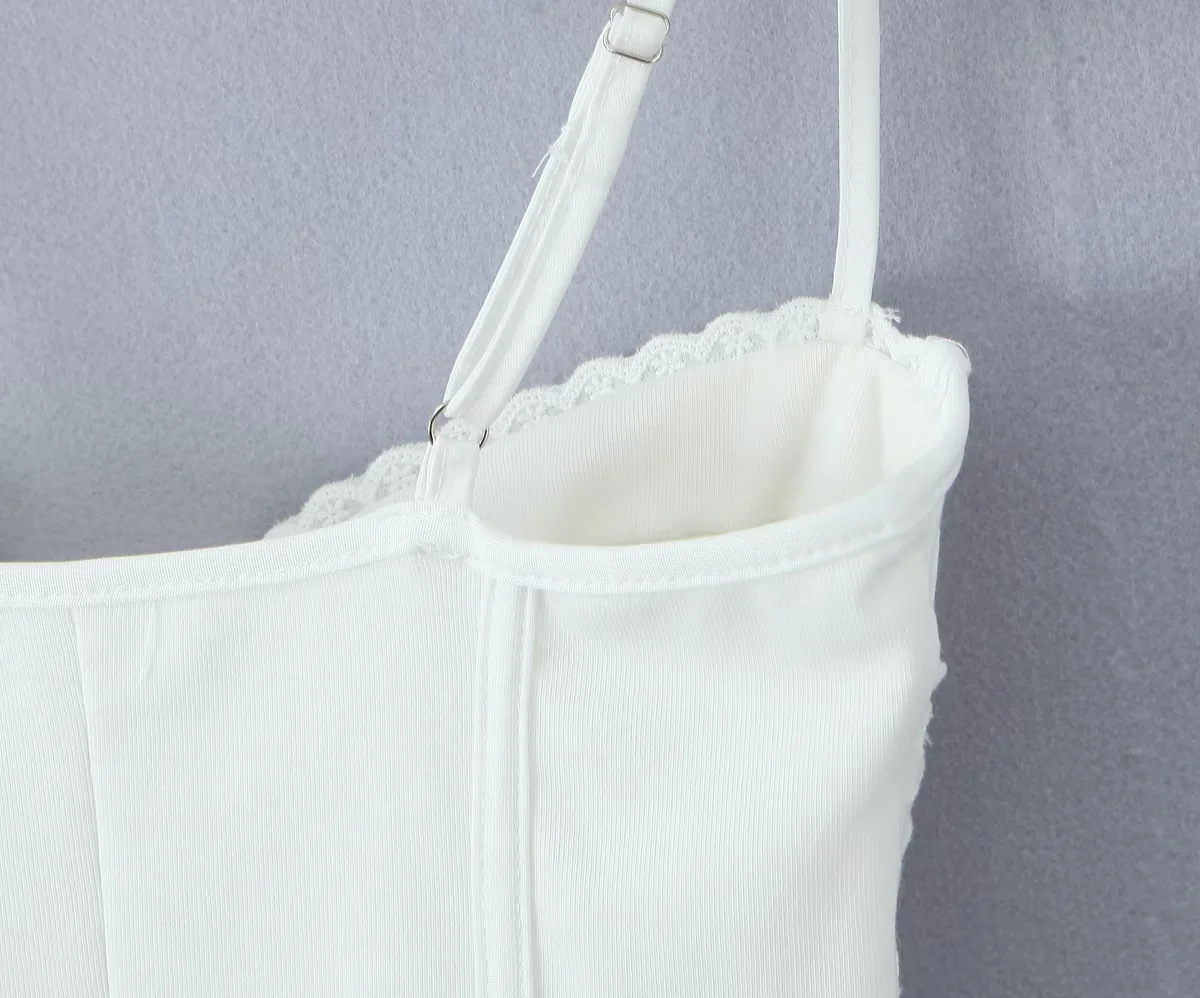 Slim Fit Strapless Solid Cami
