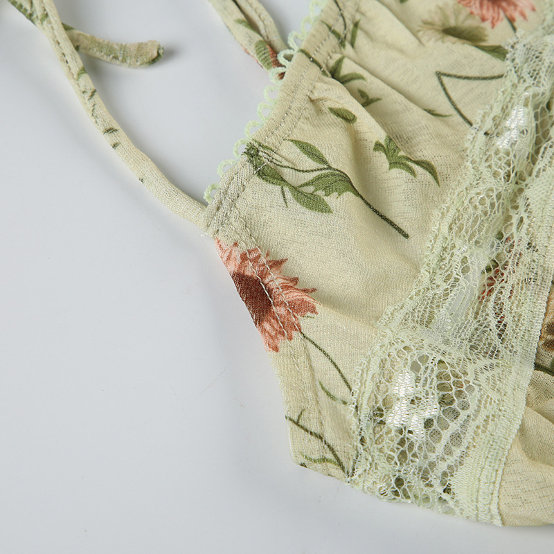 Cropped Strapless Polyester Suspender