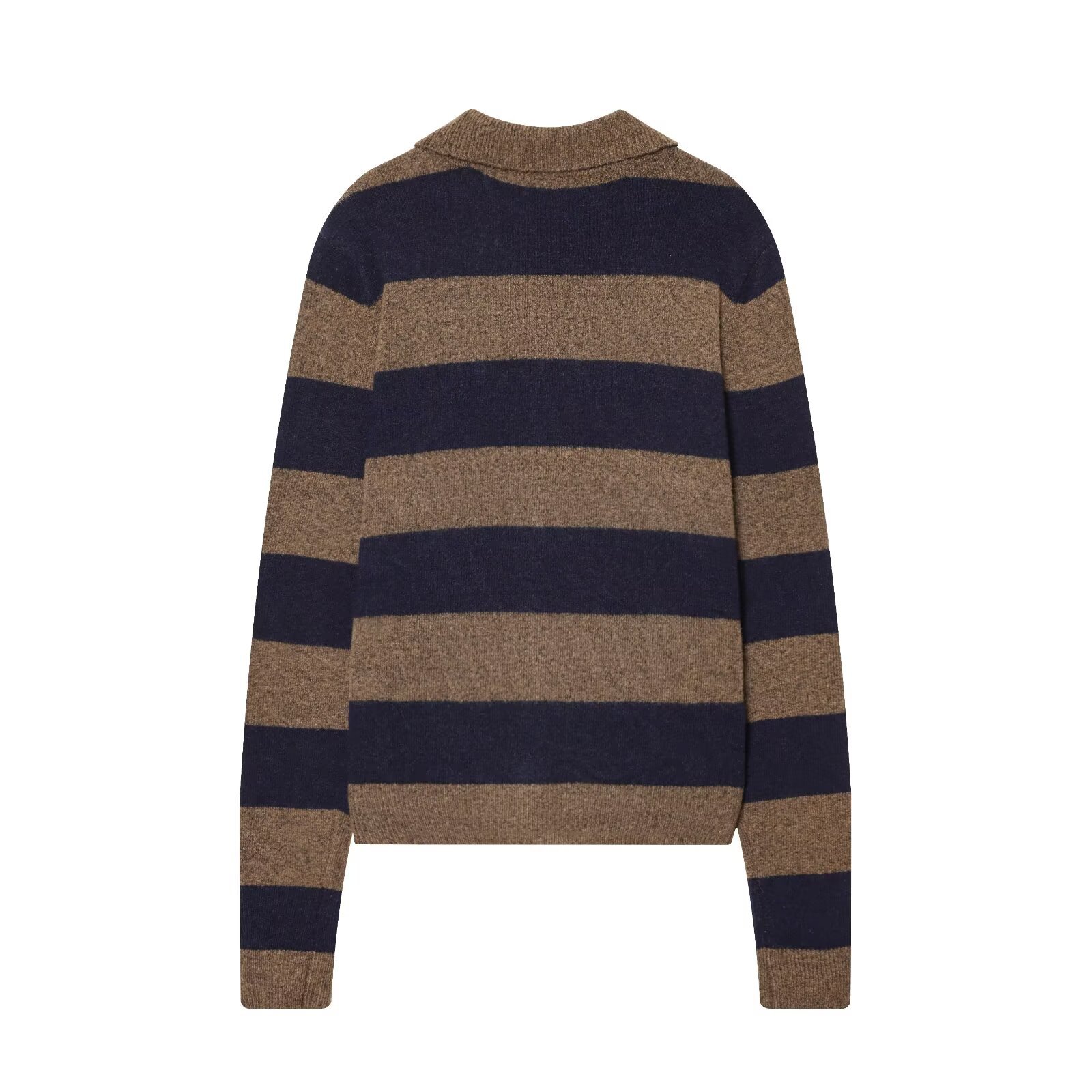 Striped knitted jacket