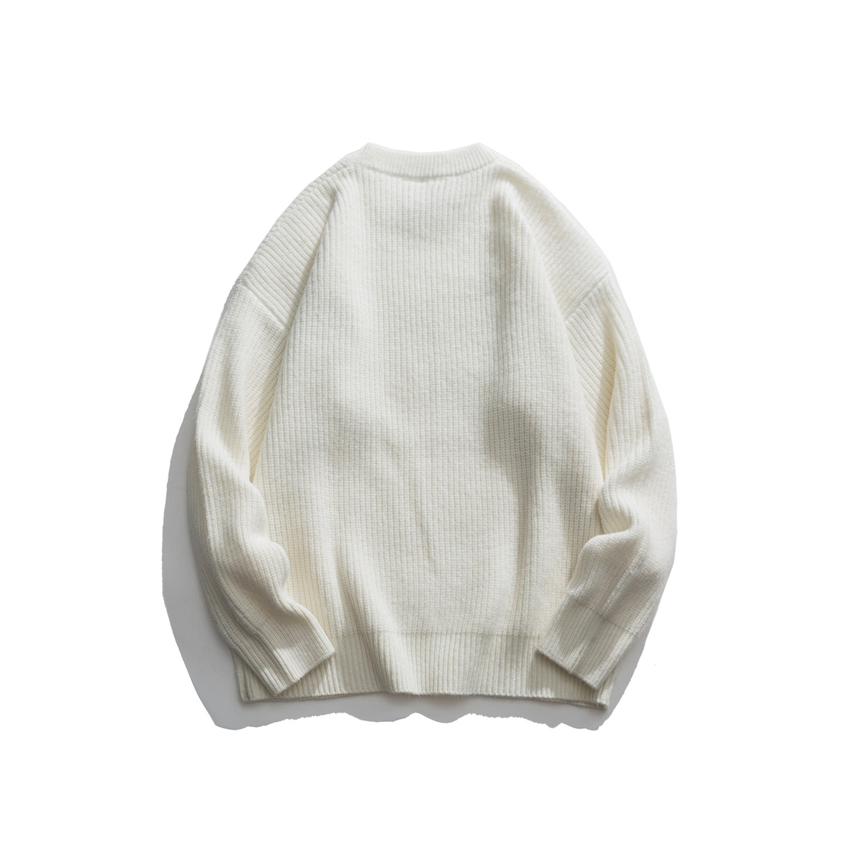 Color Block Japanese Workwear Oversized Sweater