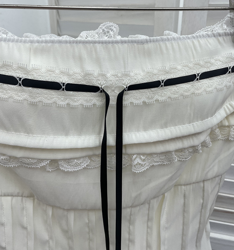 Lace Lace Strap Short Tank Top Strap