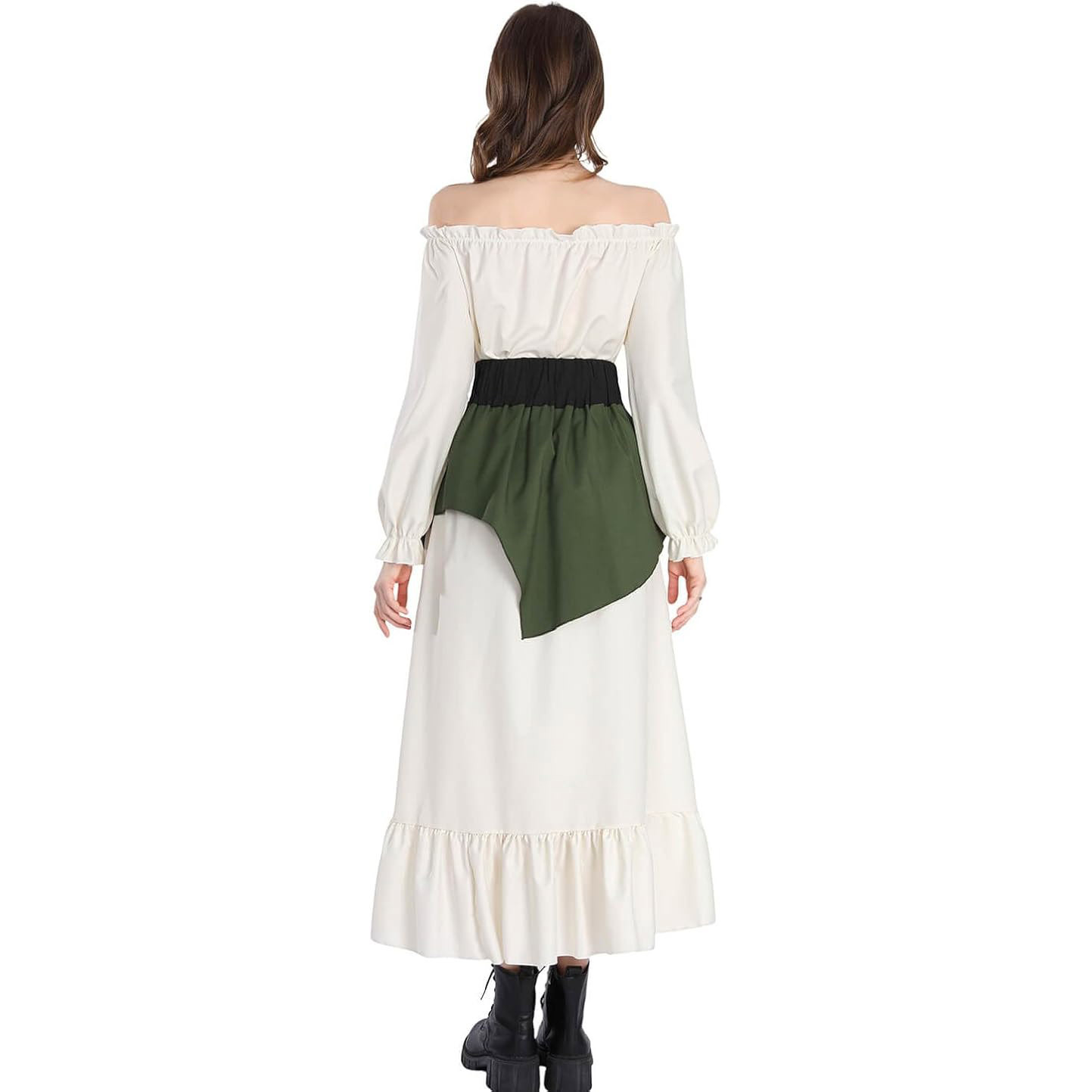 Renaissance Victoria off shoulder lace up dress two-piece formal dress