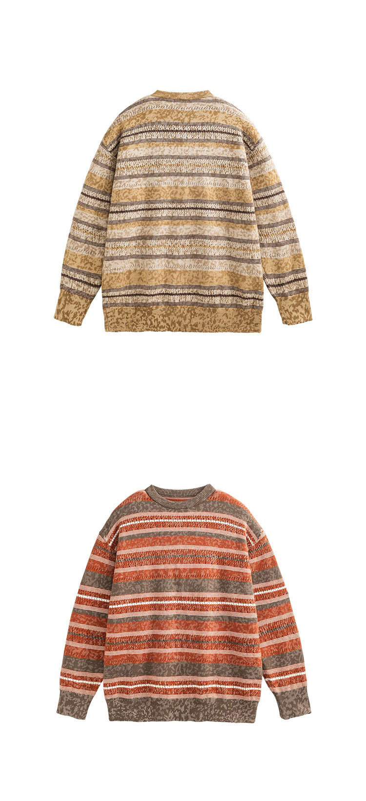 Japanese Workwear Oversized Polyester Sweater