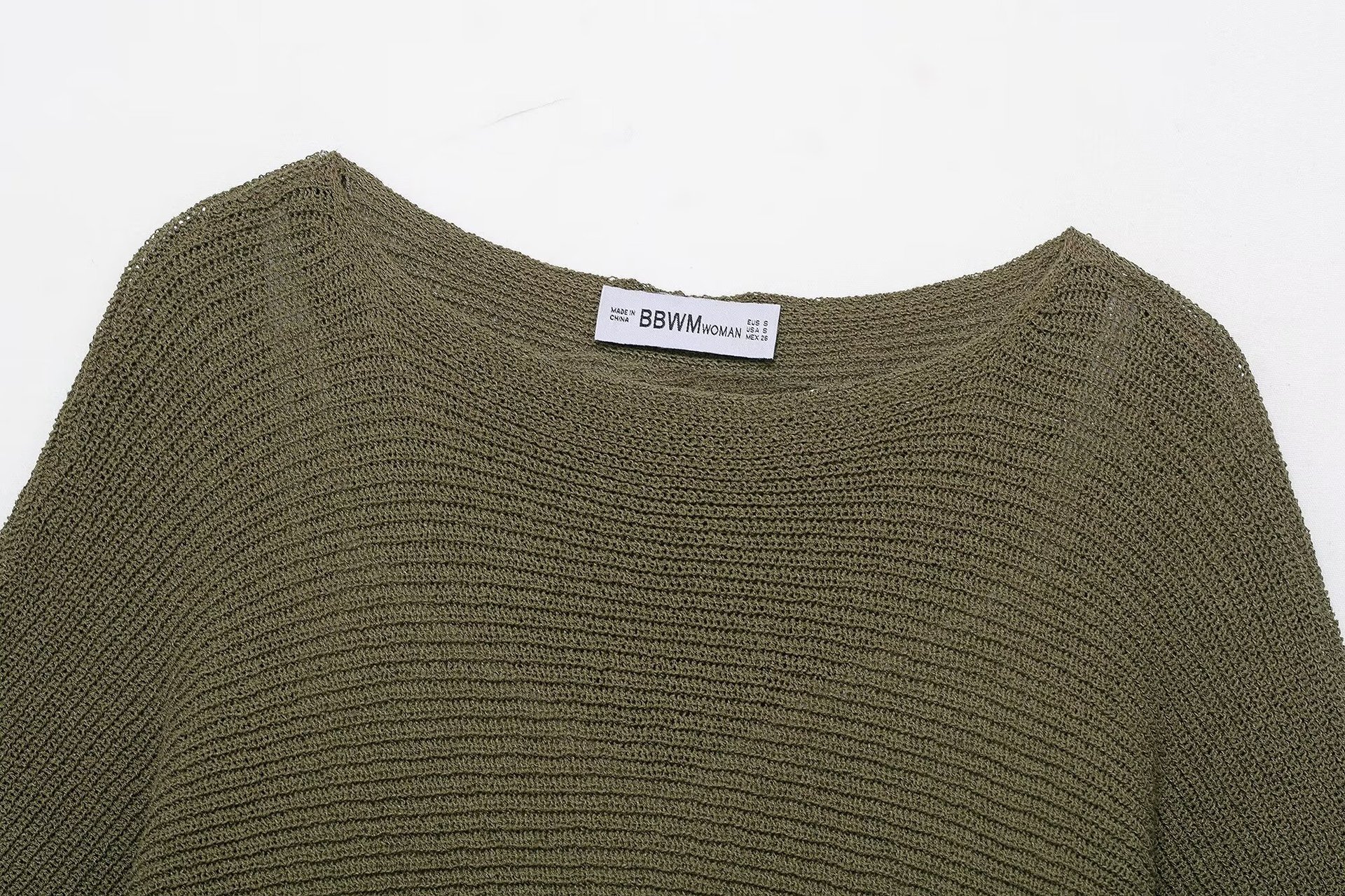 Ladies Polyester Paneled Crew Elbow-Length Top