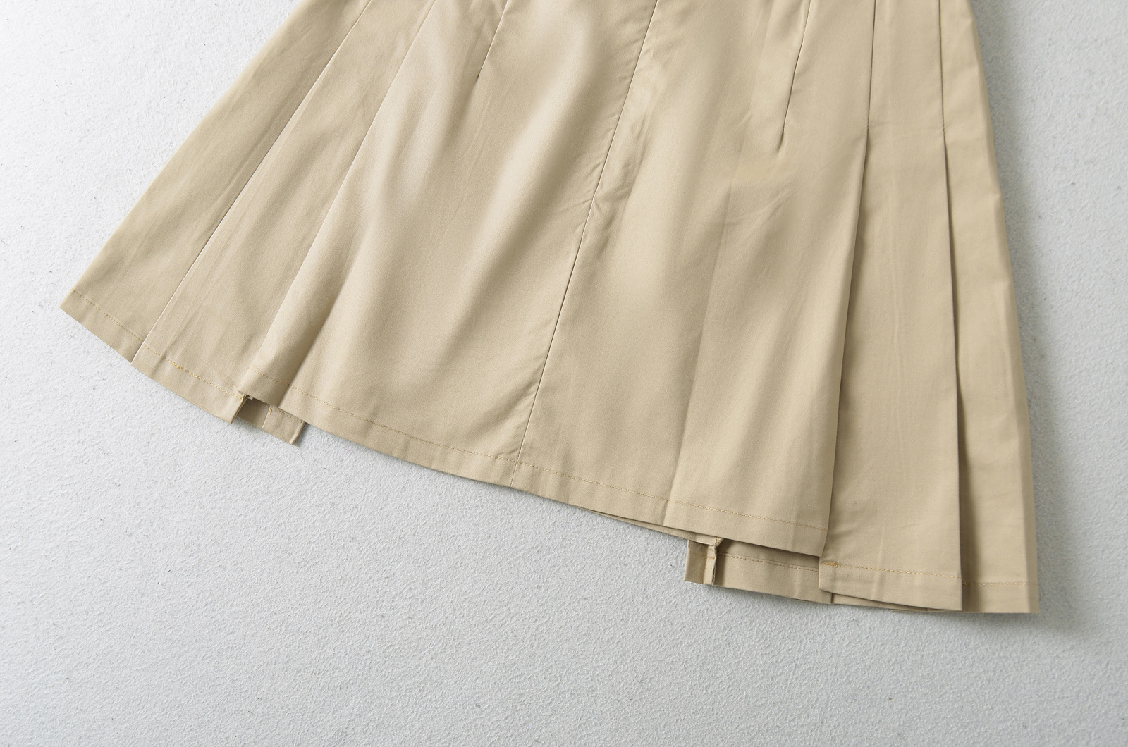 Pleated Polyester 3D Embellished Office Commute Skirt