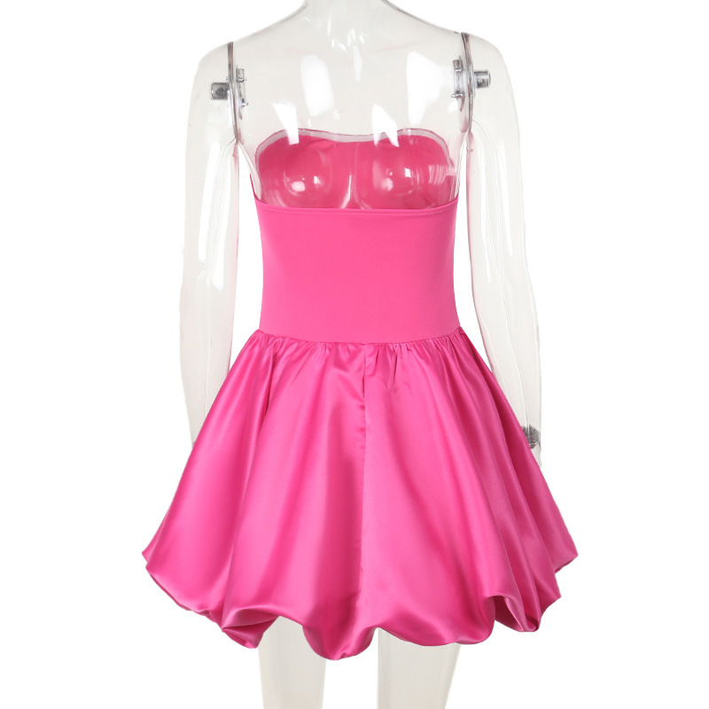 Bodycon Colorblock Stretch Tube Skirt