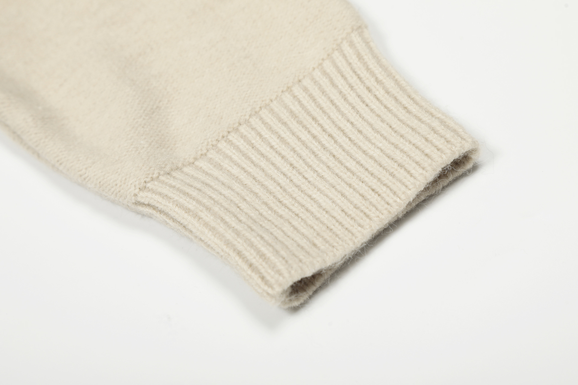 Retro Jacquard Zip Front Loose Fit Sweater