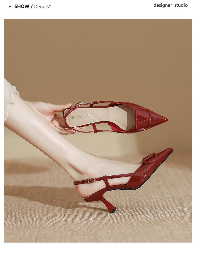 High-heeled Shoes for Women with Thin Heels, Fashionable Dress Shoes, Sandals for Women, Stylish Huizhou Women's Shoes
