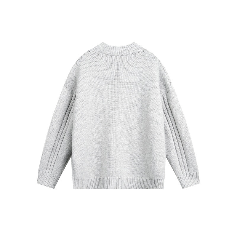 Oversized Japanese Workwear Cabled Sweater