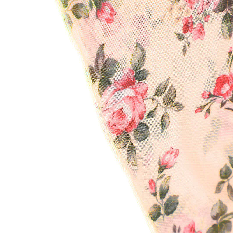 Patterned Illusion Bodycon Bandeau Dress