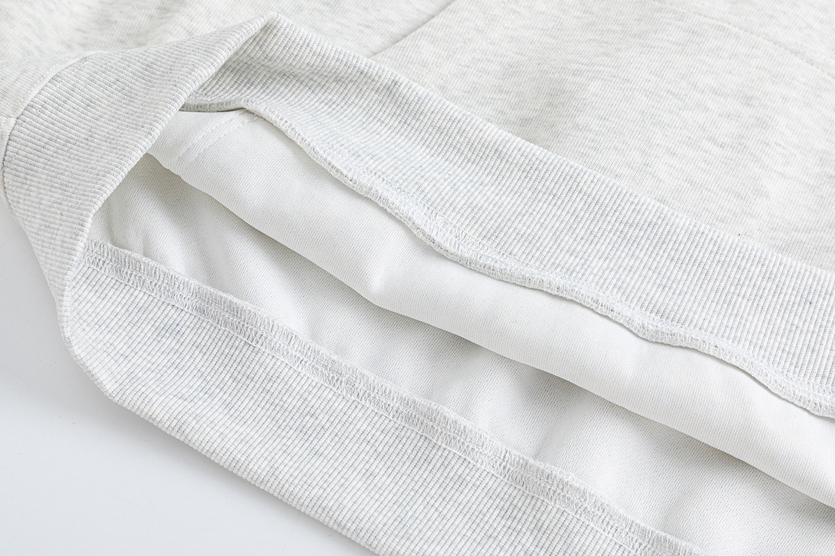 Long Sleeve Playful Stitching Vintage Cotton Hoodie