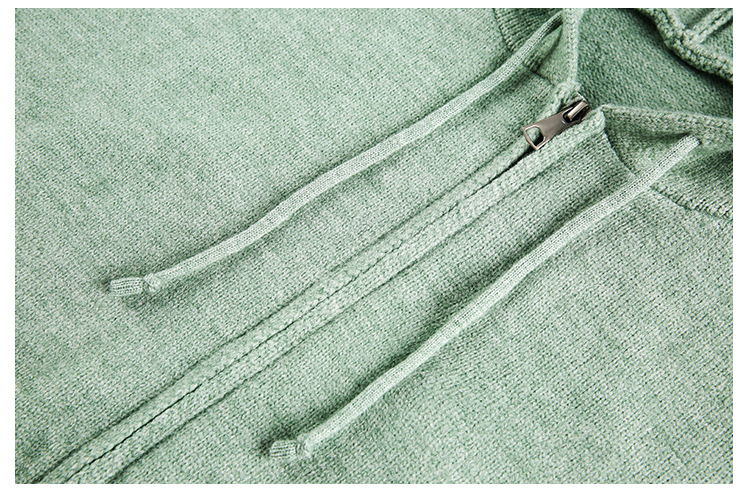 American Trend Oversized Long Sleeve Hood Cardigan