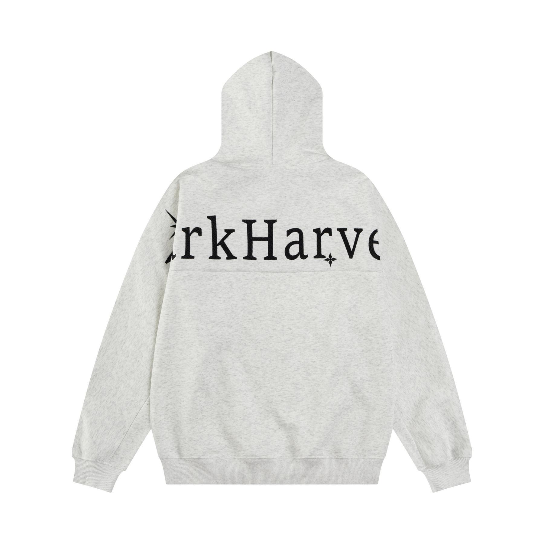 Oxygen Cotton Milk Silk Alphabet Print Hoodie