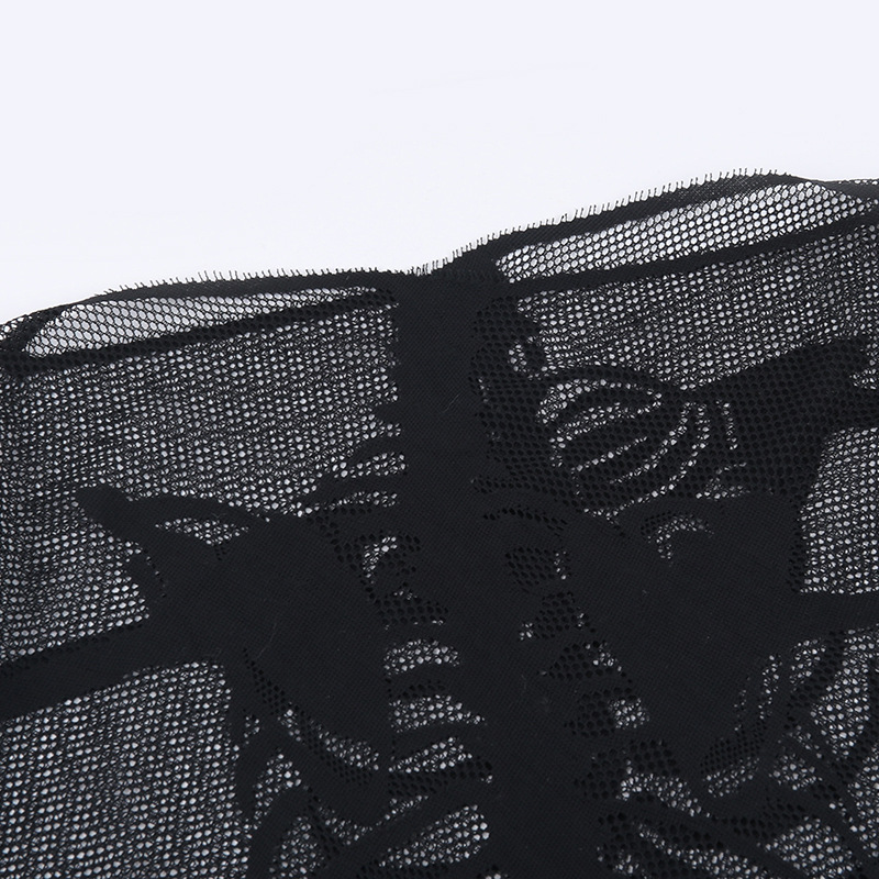 Sexy One-Shoulder Skeleton Print Cape