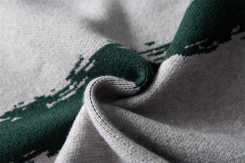 Japanese Workwear Two-Tone Banded Sweater