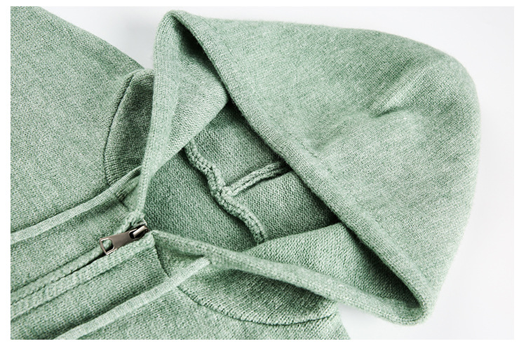 American Trend Oversized Long Sleeve Hood Cardigan