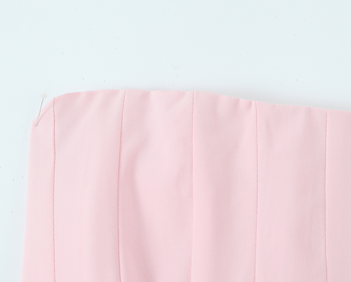 Solid One-Shoulder Sleeveless High-Waist Midi Dress