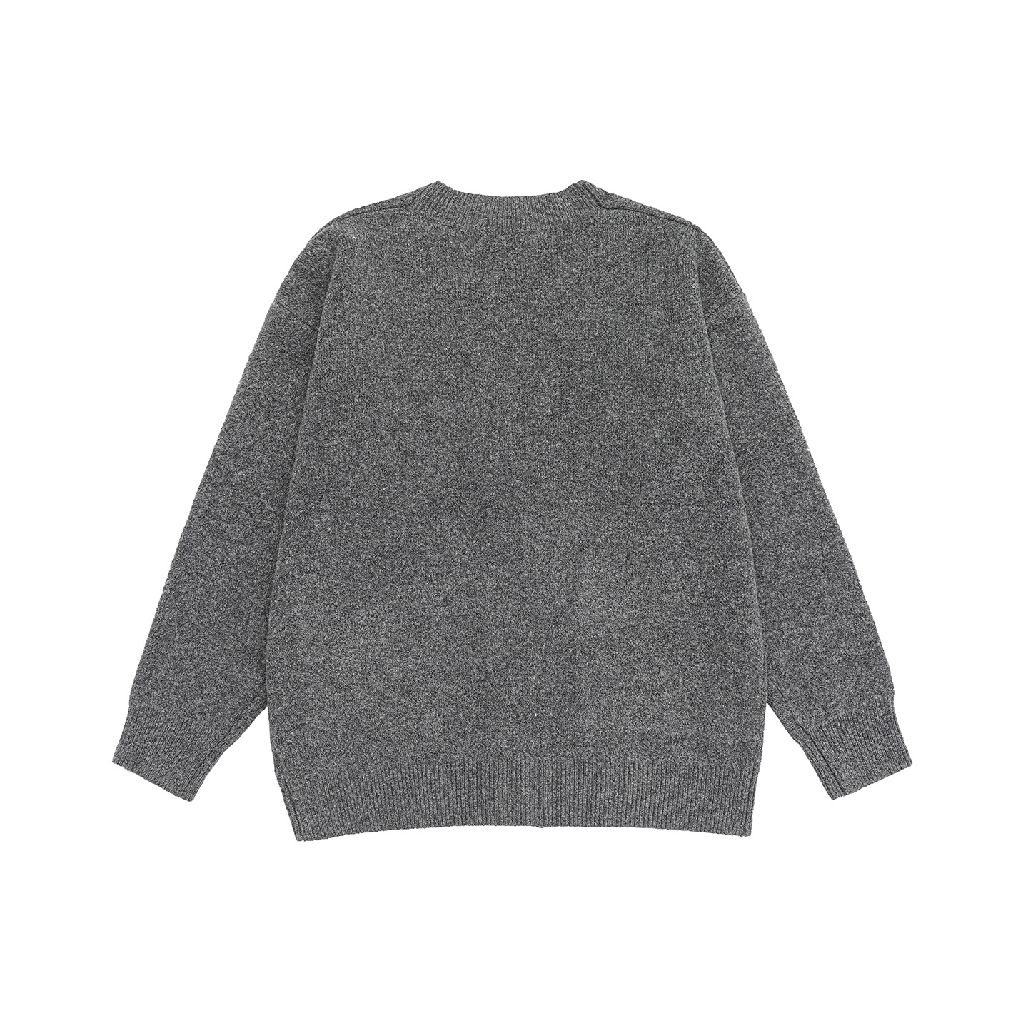 Slouchy Plain Polyester Cardigan