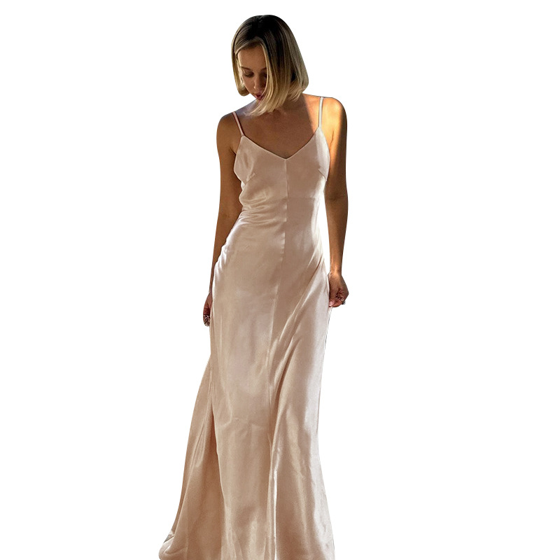 Sleeveless Plunging Neckline High Waist Pencil Dress